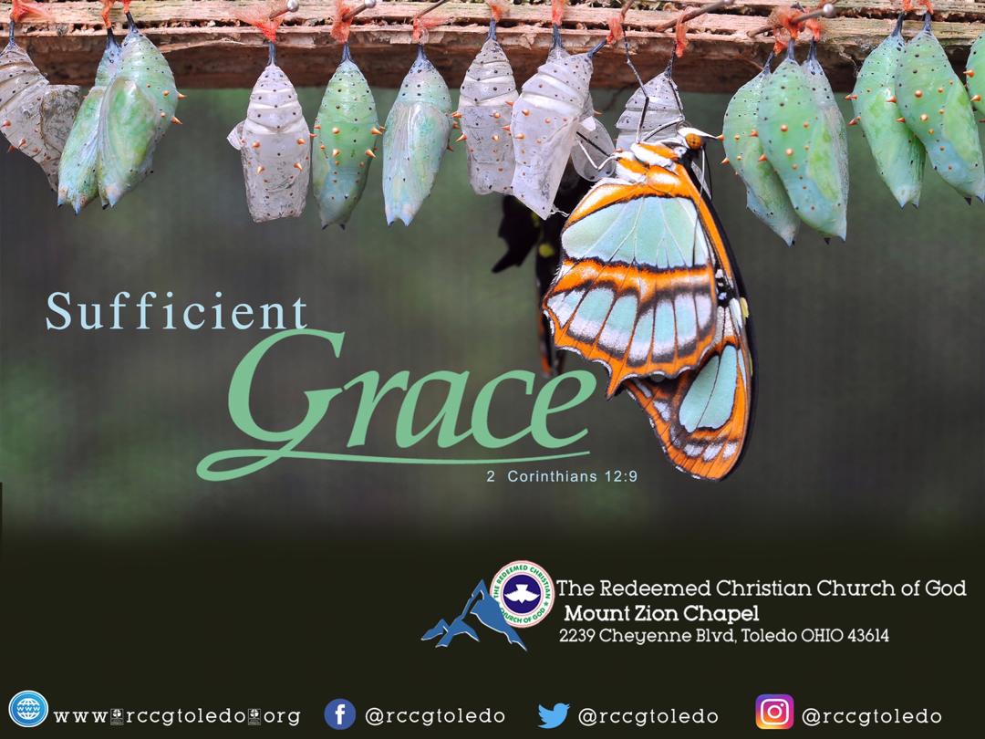 October 2019 – The Month of Sufficient Grace