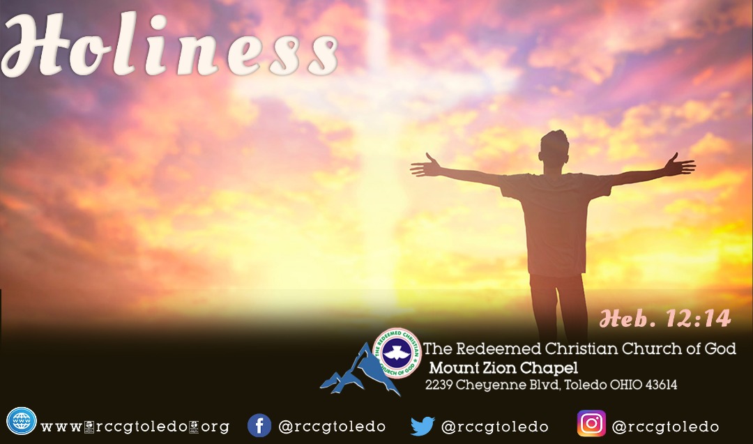 October 2020 –  The Month of Holiness unto The Lord